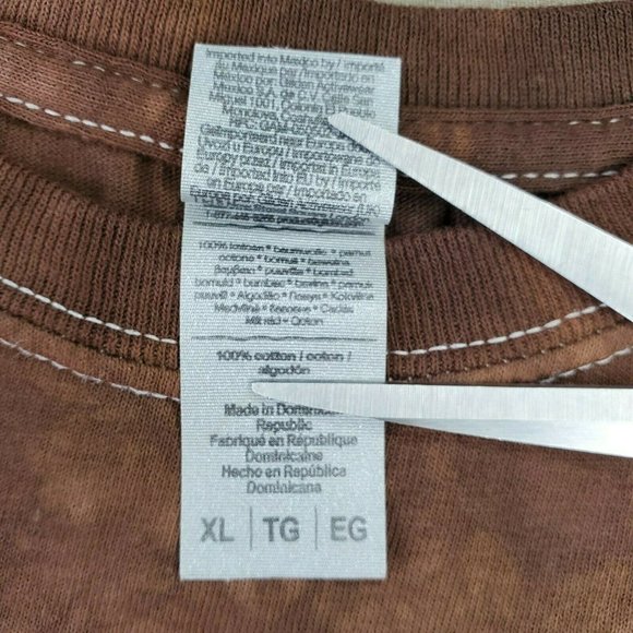 Brown Grateful Dead Reprint Tye Dye Gildan Heavy %100 Cotton XL T Shirt - Picture 10 of 11